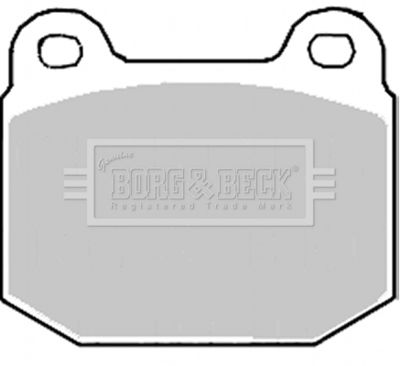 BBP2194 BORG & BECK Комплект тормозных колодок, дисковый тормоз