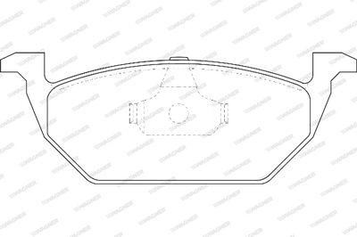 WBP23130B WAGNER Комплект тормозных колодок, дисковый тормоз
