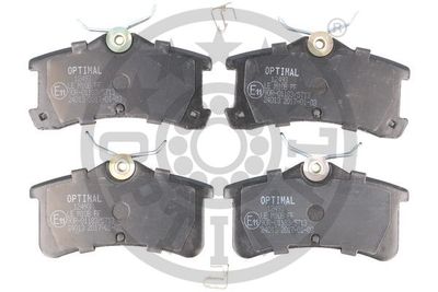 BP12493 OPTIMAL Комплект тормозных колодок, дисковый тормоз