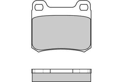 120227 E.T.F. Комплект тормозных колодок, дисковый тормоз