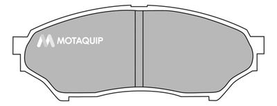 LVXL1080 MOTAQUIP Комплект тормозных колодок, дисковый тормоз