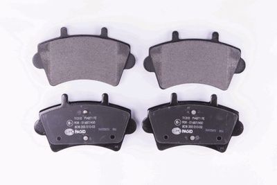 8DB355010021 HELLA Комплект тормозных колодок, дисковый тормоз