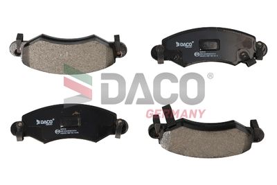 323724 DACO Germany Комплект тормозных колодок, дисковый тормоз