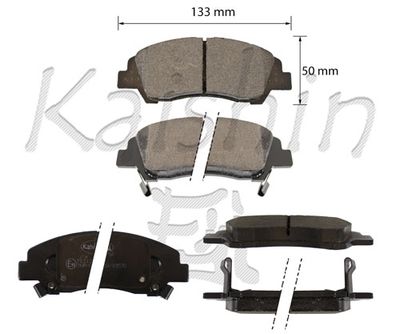 FK11358 KAISHIN Комплект тормозных колодок, дисковый тормоз