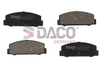 323245 DACO Germany Комплект тормозных колодок, дисковый тормоз