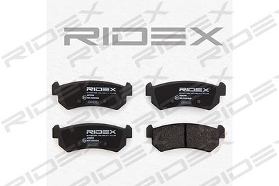 402B0198 RIDEX Комплект тормозных колодок, дисковый тормоз