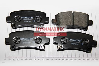 DBP4209 DYNAMATRIX Комплект тормозных колодок, дисковый тормоз