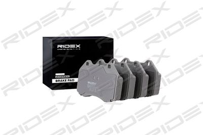 402B0680 RIDEX Комплект тормозных колодок, дисковый тормоз