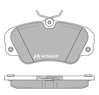 LVXL692 MOTAQUIP Комплект тормозных колодок, дисковый тормоз