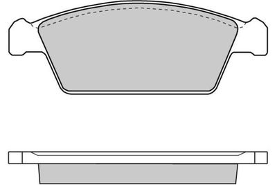 120668 E.T.F. Комплект тормозных колодок, дисковый тормоз