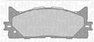 363916060641 MAGNETI MARELLI Комплект тормозных колодок, дисковый тормоз