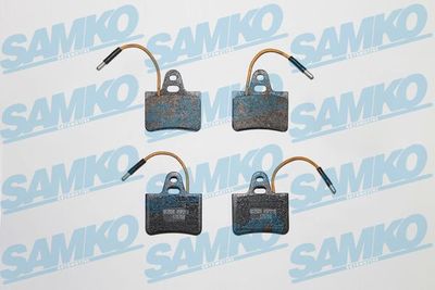 5SP218 SAMKO Комплект тормозных колодок, дисковый тормоз