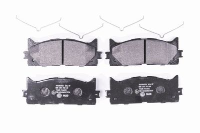 8DB355012401 HELLA Комплект тормозных колодок, дисковый тормоз