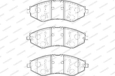 WBP24062B WAGNER Комплект тормозных колодок, дисковый тормоз