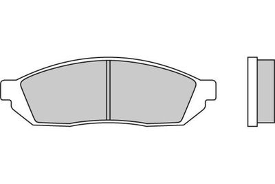 120176 E.T.F. Комплект тормозных колодок, дисковый тормоз