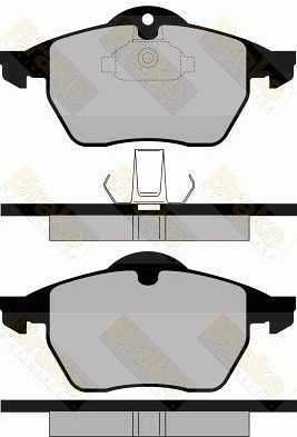 PA1116 Brake ENGINEERING Комплект тормозных колодок, дисковый тормоз