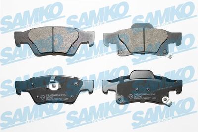 5SP1737 SAMKO Комплект тормозных колодок, дисковый тормоз