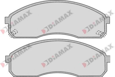 N09067 DIAMAX Комплект тормозных колодок, дисковый тормоз