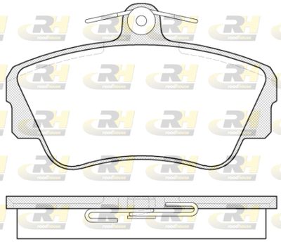 230900 ROADHOUSE Комплект тормозных колодок, дисковый тормоз