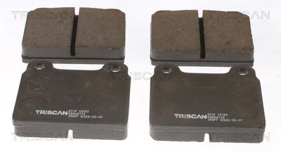 811010203 TRISCAN Комплект тормозных колодок, дисковый тормоз