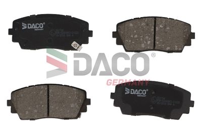321726 DACO Germany Комплект тормозных колодок, дисковый тормоз