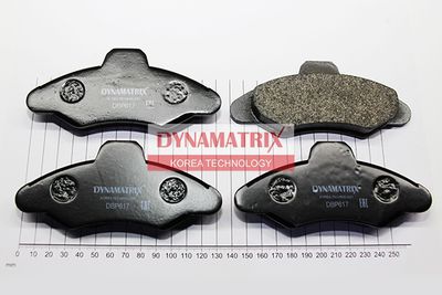 DBP617 DYNAMATRIX Комплект тормозных колодок, дисковый тормоз
