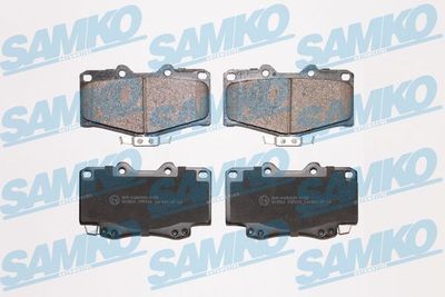 5SP058 SAMKO Комплект тормозных колодок, дисковый тормоз