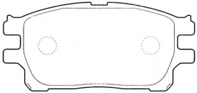 FP1072 FIT Комплект тормозных колодок, дисковый тормоз