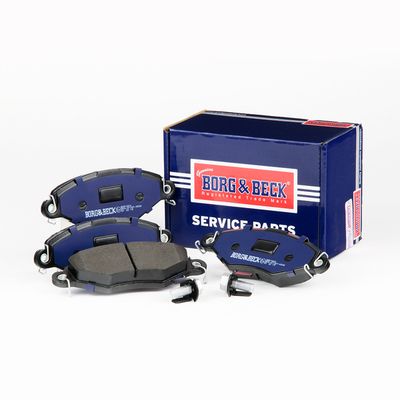 BBP1623 BORG & BECK Комплект тормозных колодок, дисковый тормоз
