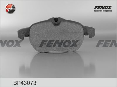 BP43073 FENOX Комплект тормозных колодок, дисковый тормоз
