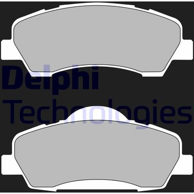 LP2485 DELPHI Комплект тормозных колодок, дисковый тормоз