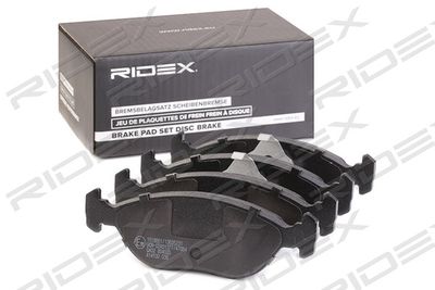 402B1078 RIDEX Комплект тормозных колодок, дисковый тормоз