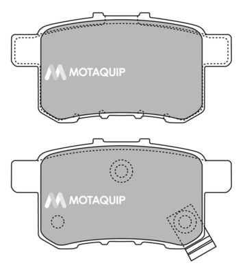 LVXL1448 MOTAQUIP Комплект тормозных колодок, дисковый тормоз