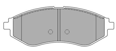 FBP1413 FREMAX Комплект тормозных колодок, дисковый тормоз