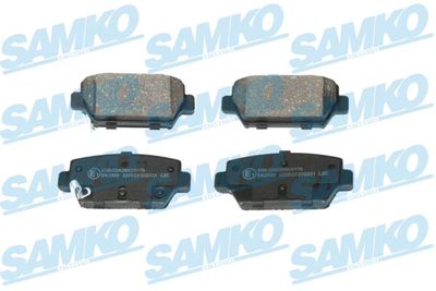 5SP2231 SAMKO Комплект тормозных колодок, дисковый тормоз