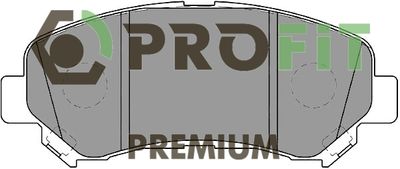 50052011 PROFIT Комплект тормозных колодок, дисковый тормоз