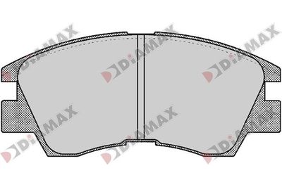 N09807 DIAMAX Комплект тормозных колодок, дисковый тормоз