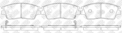 PN0661 NiBK Комплект тормозных колодок, дисковый тормоз