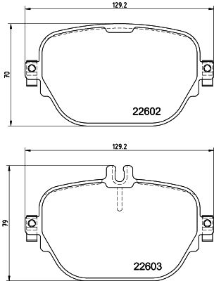 8DB355039221 HELLA Комплект тормозных колодок, дисковый тормоз