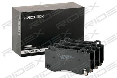402B0826 RIDEX Комплект тормозных колодок, дисковый тормоз