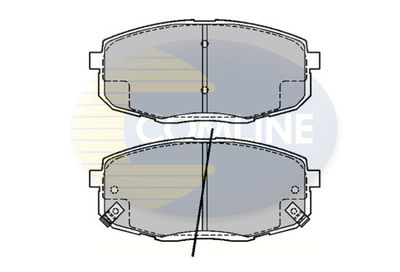 CBP31670 COMLINE Комплект тормозных колодок, дисковый тормоз