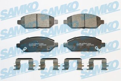 5SP2050K SAMKO Комплект тормозных колодок, дисковый тормоз