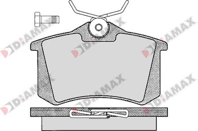 N09008 DIAMAX Комплект тормозных колодок, дисковый тормоз