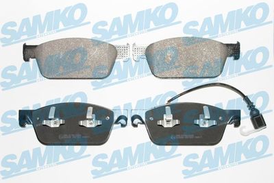 5SP1551 SAMKO Комплект тормозных колодок, дисковый тормоз