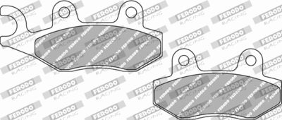 FDB497P FERODO RACING Комплект тормозных колодок, дисковый тормоз