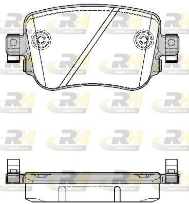 2154908 ROADHOUSE Комплект тормозных колодок, дисковый тормоз