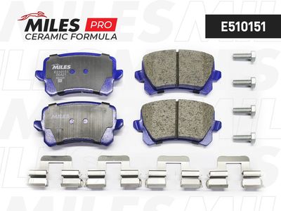 E510151 MILES Комплект тормозных колодок, дисковый тормоз