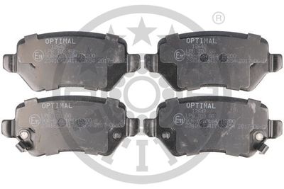 BP12642 OPTIMAL Комплект тормозных колодок, дисковый тормоз