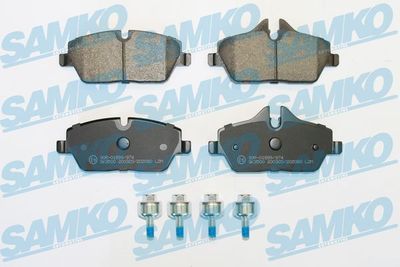 5SP2080 SAMKO Комплект тормозных колодок, дисковый тормоз