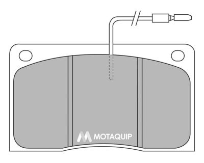 LVXL527 MOTAQUIP Комплект тормозных колодок, дисковый тормоз